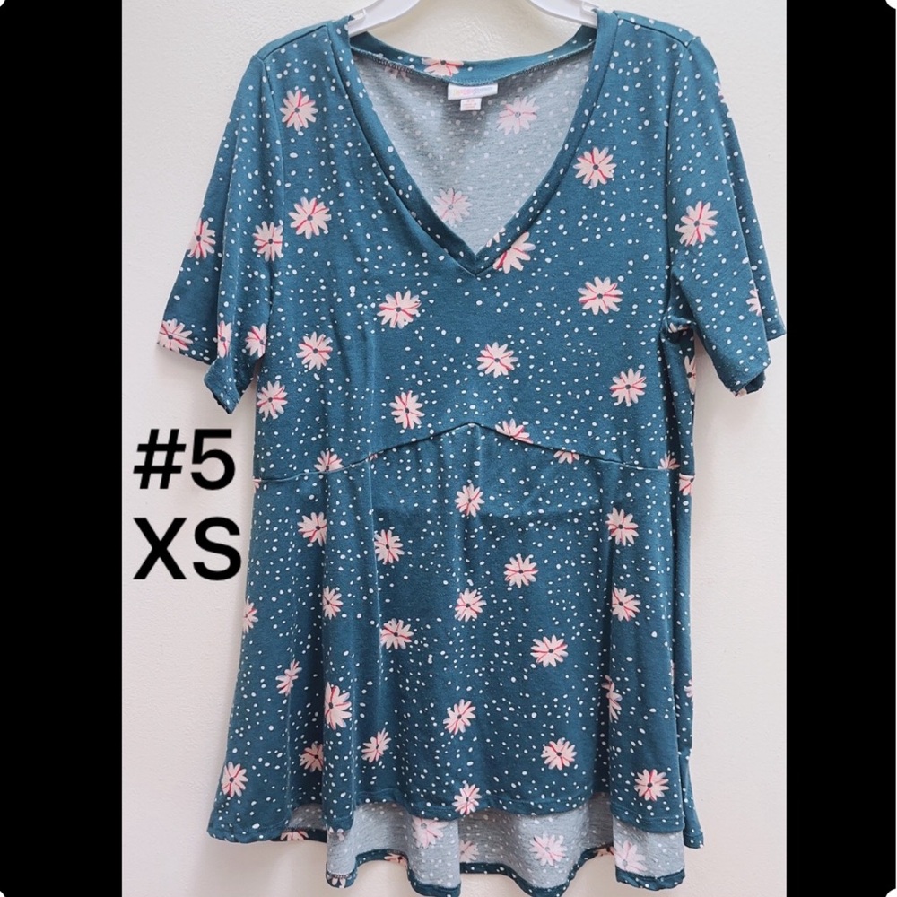 Lularoe Jana Empire waist swing top size XS